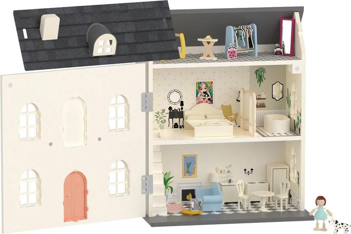 Immagine prodotto Classic World Casa delle bambole in legno vintage, 36 pezzi.
