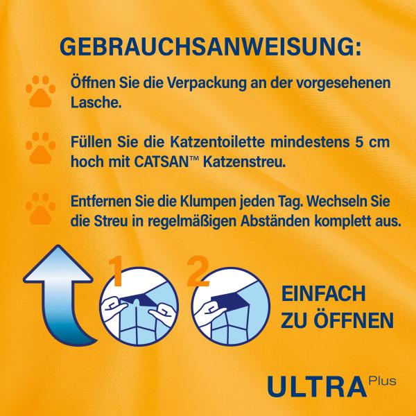 Image du produit Catsan Ultra Plus (Agglomérant, Neutralisant, Biodégradable, 10.30 kg)