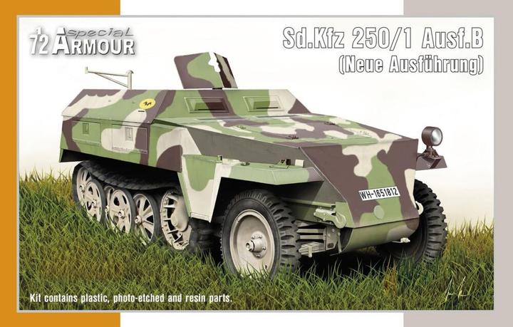 Produktbild Special Hobby Sd.Kfz 250/1 Ausf.B (Neue Ausführung) 1/72