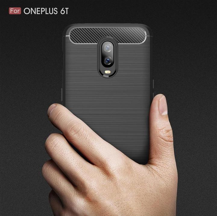 Immagine prodotto Screenguard Cover OnePlus 6T Carbon Brushed Soft TPU (OnePlus 6T)