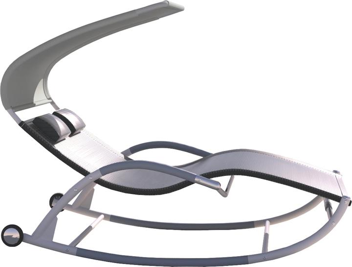 Actual product image Leco Schaukelliege mit Sonnendach EDDA (206 cm)