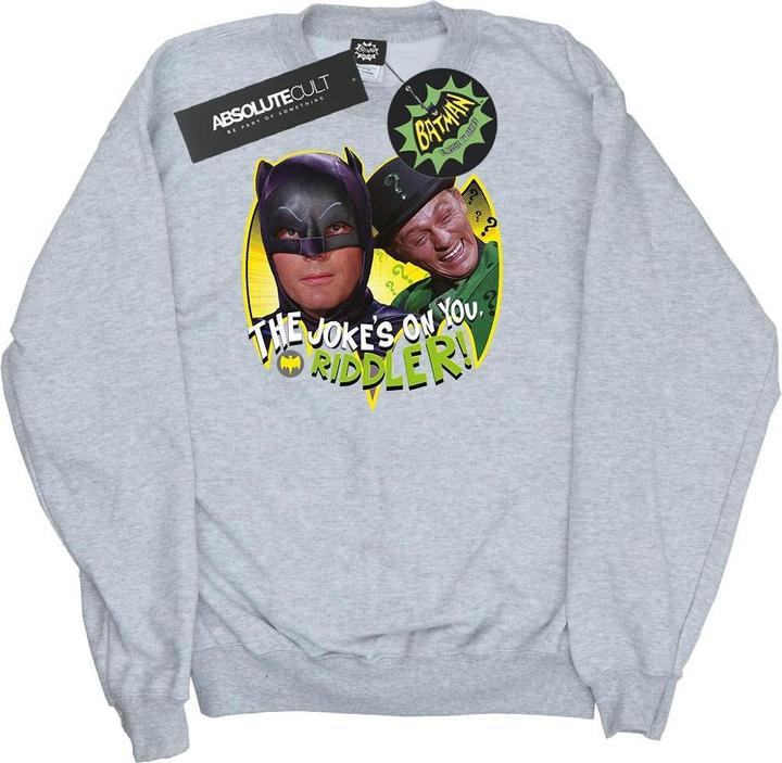 Produktbild Batman TV Serie Der Riddler Witz Baumwolle Sweatshirt (S)