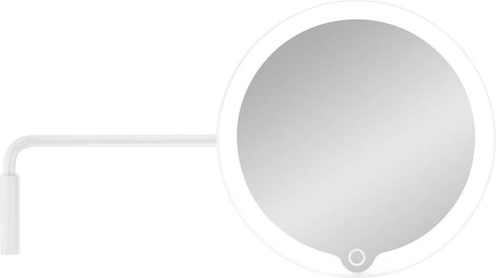 Blomus Miroir cosmétique LED -MODO- White avec fixation murale, 66353
