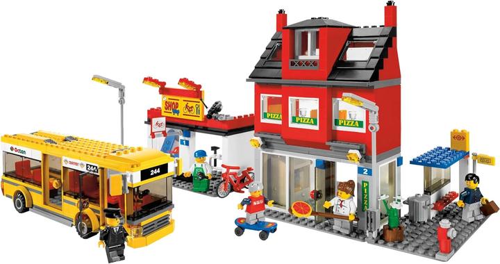 Actual product image LEGO Stadtviertel mit Bus (7641, LEGO City)