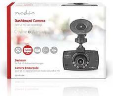 Produktbild Nedis Cityline Warsaw, Dashcam 1080p, 2.7", HDMI (Eingebautes Mikrofon, WLAN, Nachtsicht, GPS-Empfänger, Beschleunigungssensor, Eingebautes Display, HD)