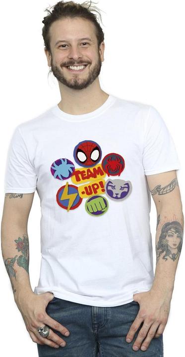 Actual product image Mens Spidey And His Amazing Friends Team Up T-Shirt (S)