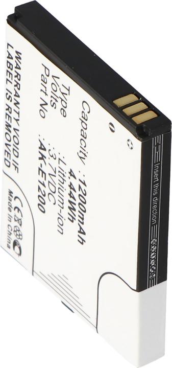 Actual product image AccuCell Battery suitable for Emporia TELME E1000, E1200, C121, AK-E