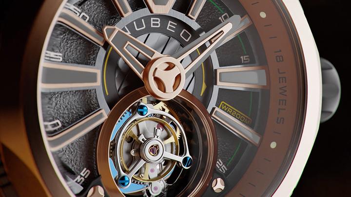 Immagine prodotto Nubeo NB-6075-0A Messaggero da uomo Tourbillon Limited 52mm 10ATM
