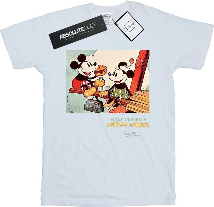 Immagine prodotto Disney Mickey Mouse Building A Building Maglietta Ampia Donna (XL)