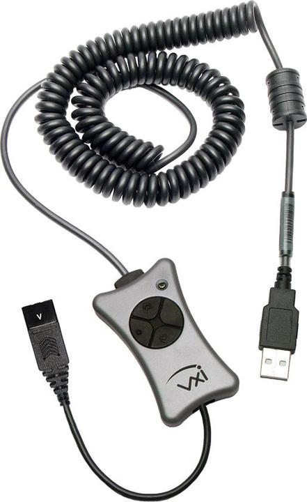 Actual product image VXI Accessories X200-G USB adapter, QD to USB, DSP, NC, Mute