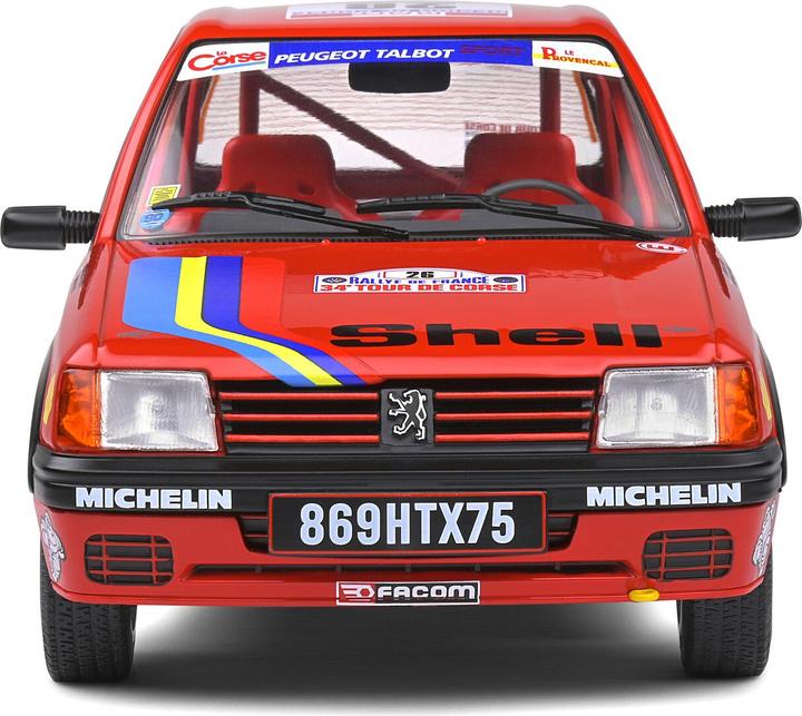 Actual product image Solido 1:18 Peugeot 205 PTS red #26