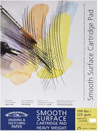 Actual product image Winsor & Newton Drawing pad Smooth Surface (A4, Hardcover)