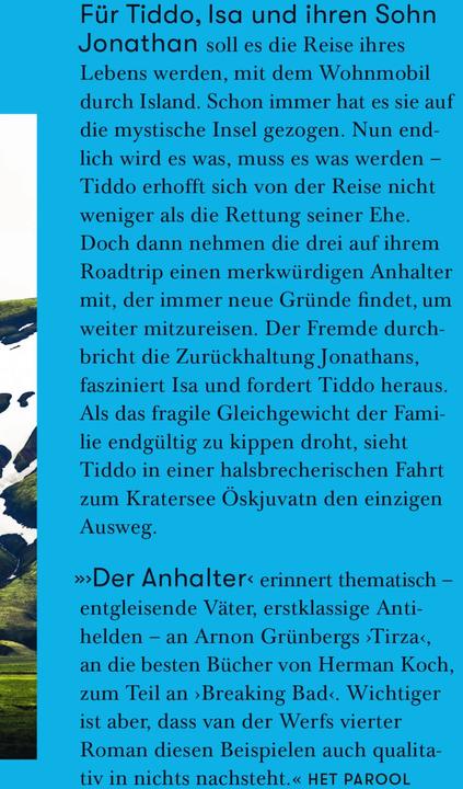 Immagine prodotto Der Anhalter (Tedesco, Gerwin van der Werf, 2020)