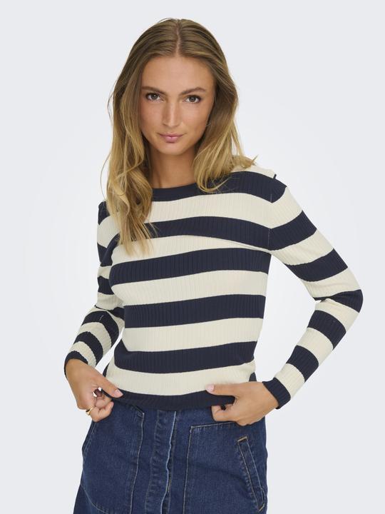 Actual product image JdY Ribbed round neck jumper knitted jumper (M)