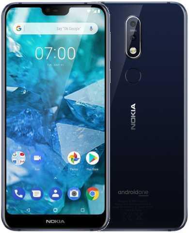Produktbild Nokia 7.1 (32 GB, Blue, 5.80", Hybrid Dual SIM, 12 Mpx, 4G)