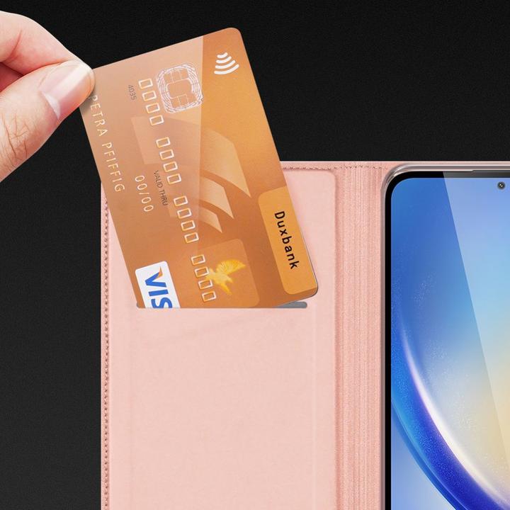 Image du produit Dux Ducis Étui à rabat Skin Pro pour Samsung A35 5G - rose (Samsung Galaxy A35)