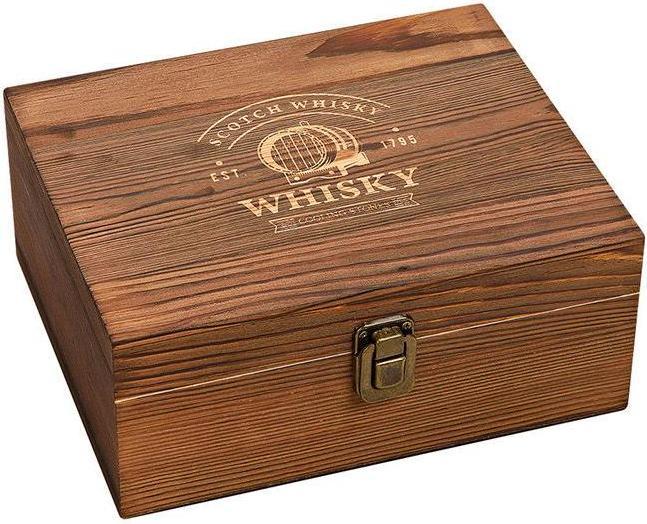 Actual product image G. Wurm Whiskey stone set, ice cube made of soapstone 2x2x (3 dl, 6 x, Whisky glass)