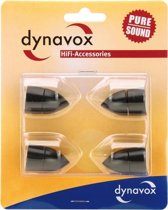 Produktbild Dynavox SubWatt Geräte und Boxenfüsse 4er Set Schwarz (Audiogerät Bildschirm-Schutzfolie)