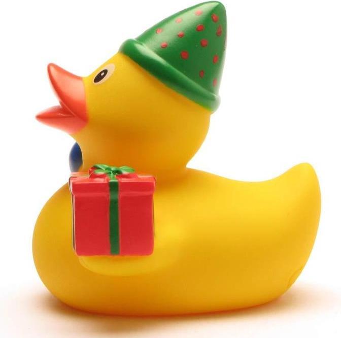 Actual product image Schnabels Badeente Happy Birthday - Gummiente