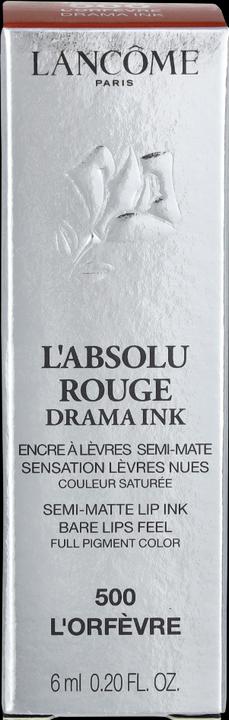 Actual product image Lancôme L'Absolu Rouge Drama Ink 500 L'Orfèvre (500 L'Orfevre)