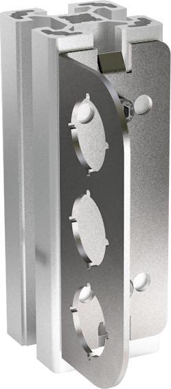 Produktbild Schlegel S CW390 S CW390 - Montagewinkel 90° / 3 Einbaustellen Edelstahl 1.4301