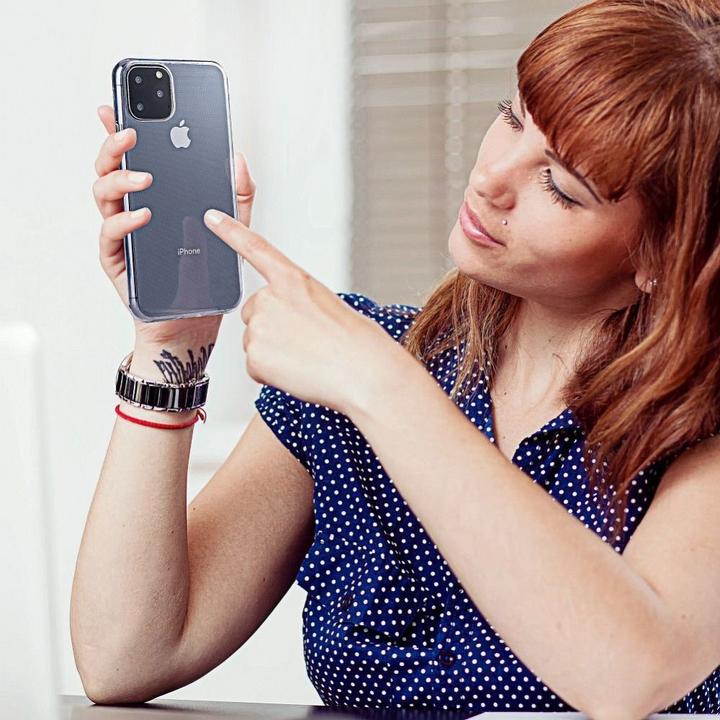 Actual product image Finoo Transparent Silicone Case for iPhone 11 Pro Max (Apple iPhone 11 Pro Max)
