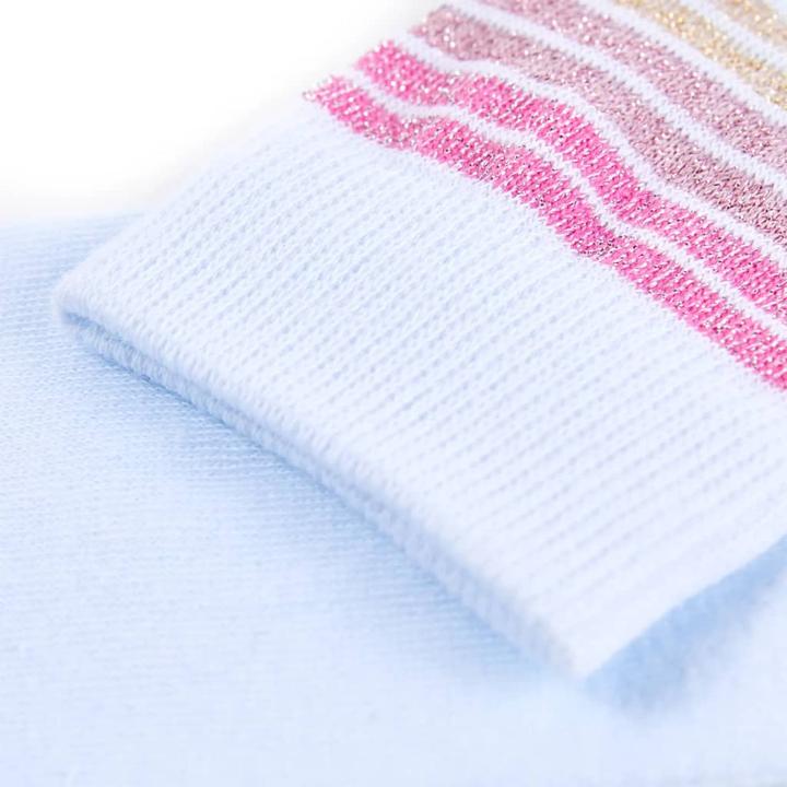 Actual product image VidaXL Children's socks 5 pairs EU 30-34,Material: 78 % cotton. 20 (5-pack, 30 - 34)