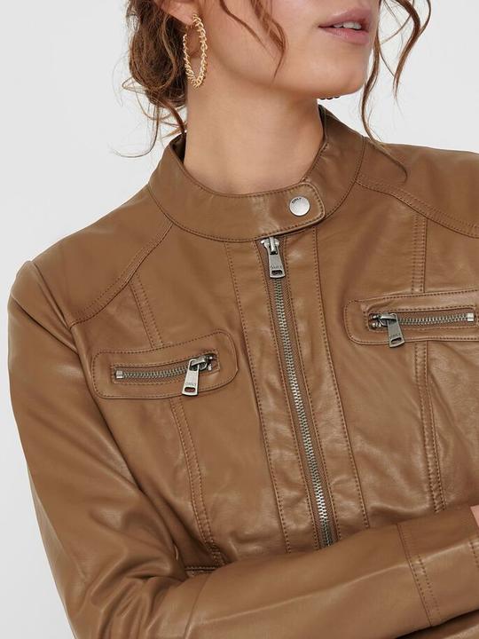 Produktbild Only Reissverschluss Kunstlederjacke (36)