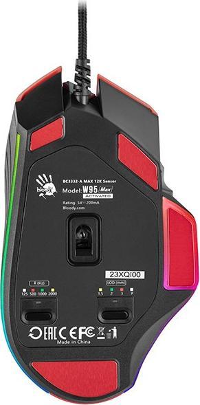 Produktbild A4Tech Mouse BLOODY W95Max USB Sports Red (Kabelgebunden)