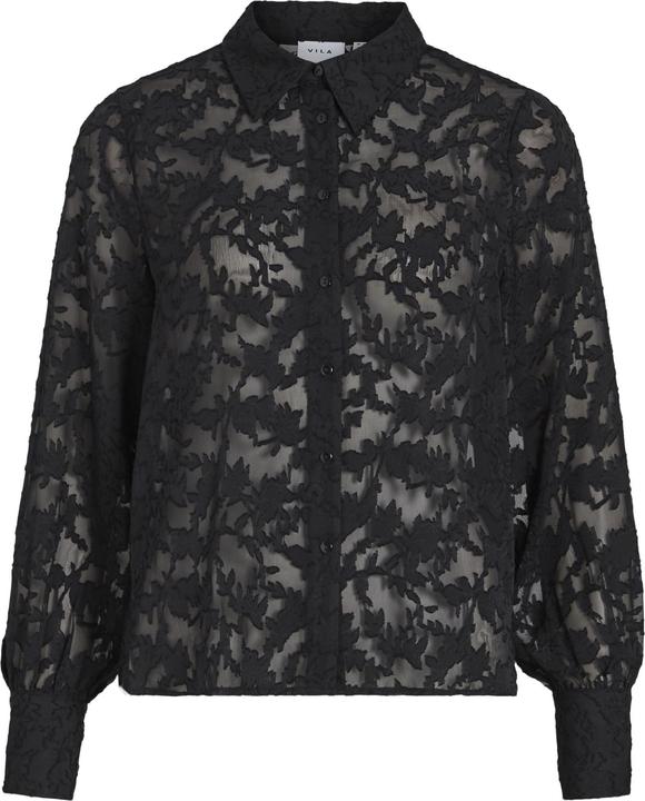 Vila Regular Fit – Spitzen Hemd