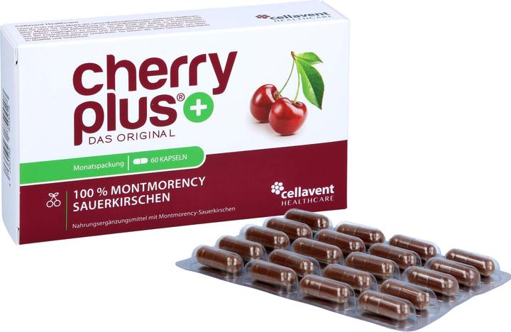 Image du produit cherry plus capsules de cerises acides caps (60 pièce(s), Capsules)