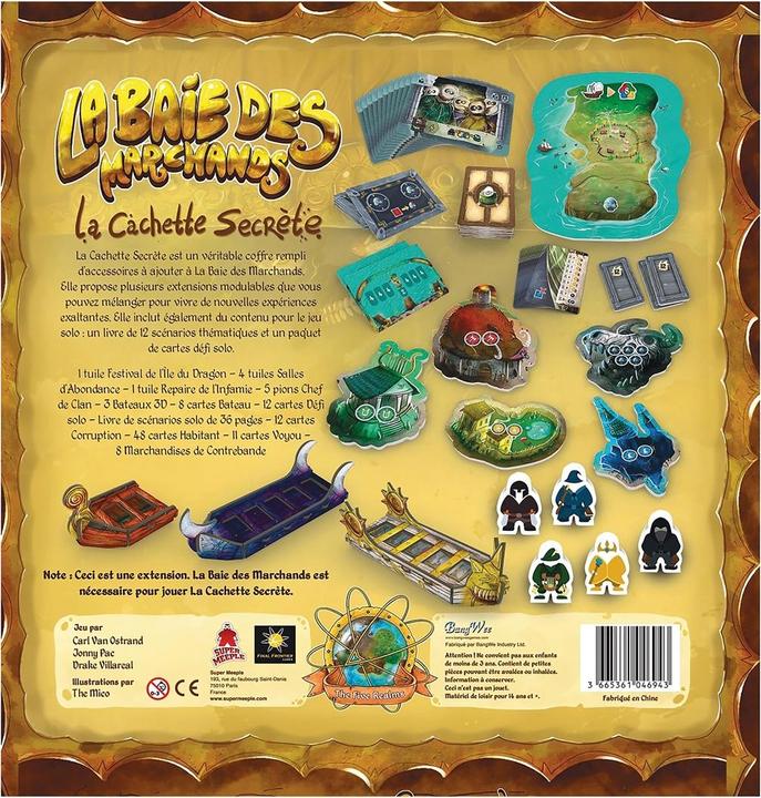 Produktbild Super Meeple La cachette secrète Ext Baie d March f (Französisch)