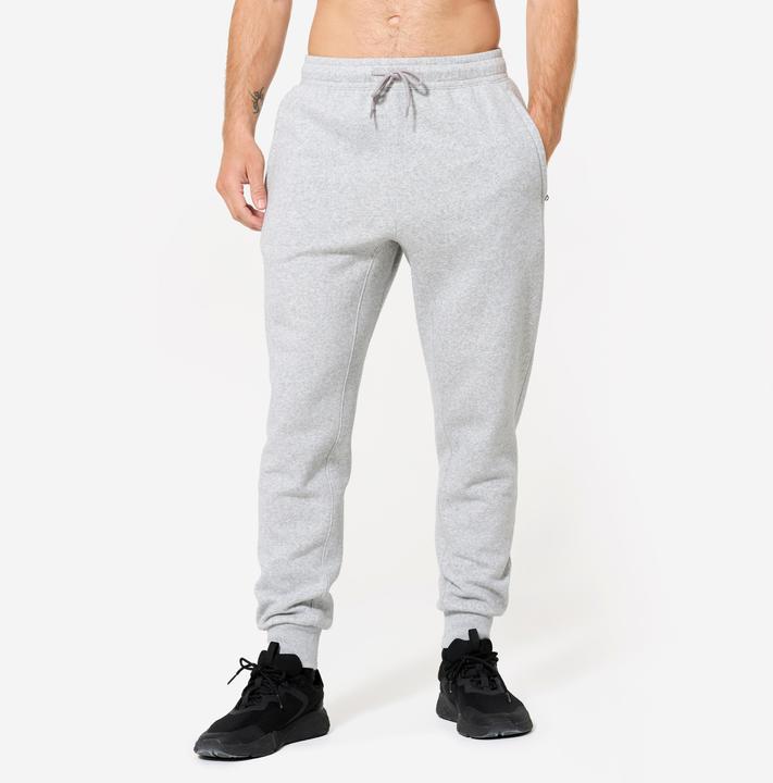 Actual product image Domyos Women's Regular Fitness Bottoms - Grey (W32)