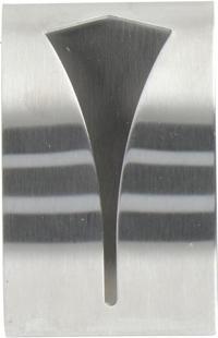 Actual product image Metaltex Self-adhesive hook for fabric Stainless steel