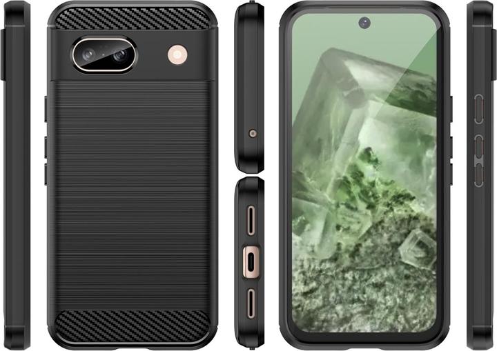 Produktbild Screenguard Carbon Brushed Soft TPU (Google Pixel 8a)