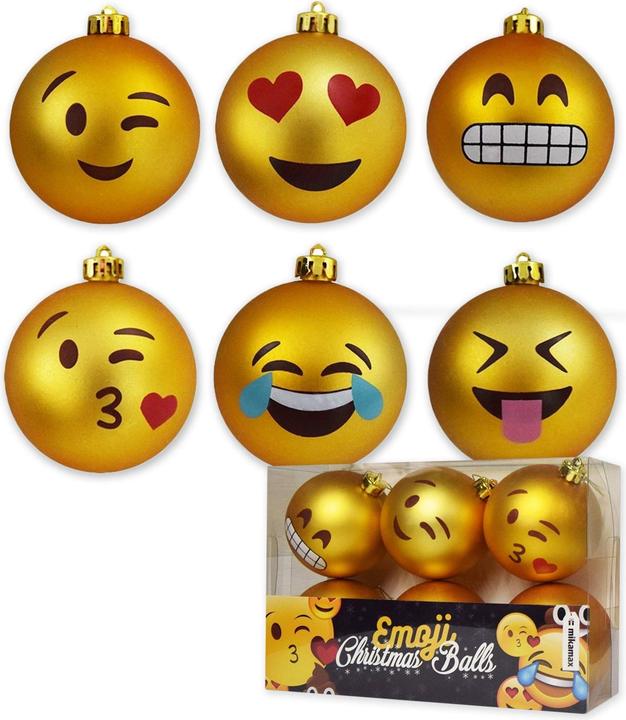 Produktbild Mikamax Emoji Christmas Ornaments (04380) (1 -teilig)