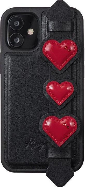 Kingxbar The Sweet Series case is decorated with original Swarovski crystals for the iPhone 12 mini black (Apple iPhone 12 mini)