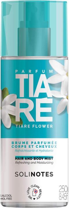 Immagine prodotto Solinotes Nebbia per capelli e corpo Tiaré (Spray corpo, 250 ml)