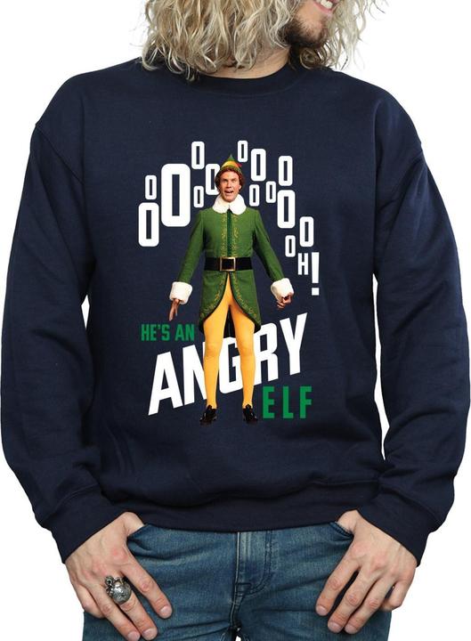 Actual product image Elf Mens Angry Sweatshirt (3XL)
