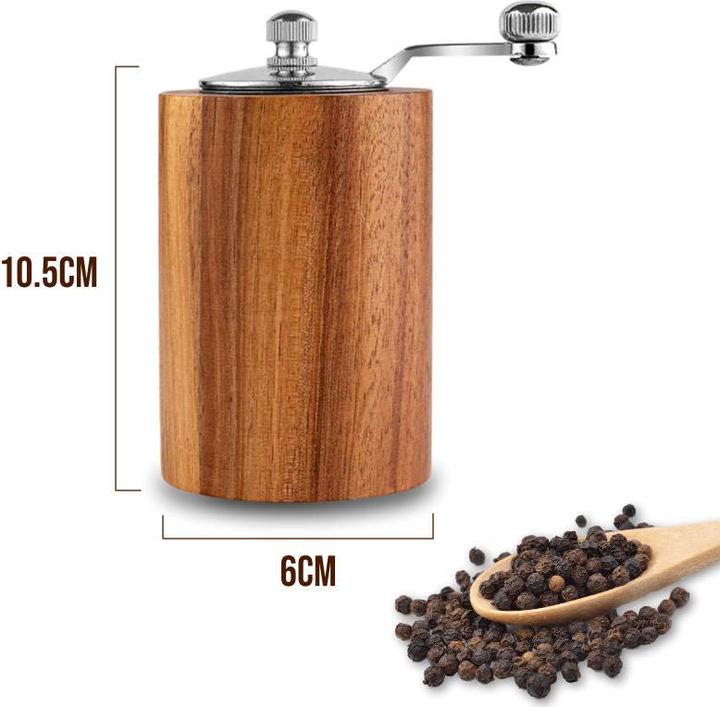 Immagine prodotto Hermex Macina pepe Macina spezie Macina sale Macina a manovella (Pepe, Sale)