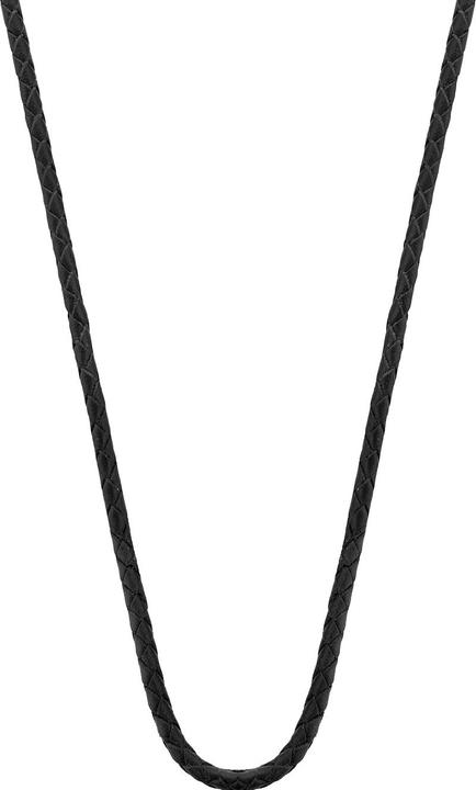 Produktbild Rebel & Rose NL024-S-70 Royal Crown Unisex Halskette 70cm (Leder, 925er Silber, 50 cm)