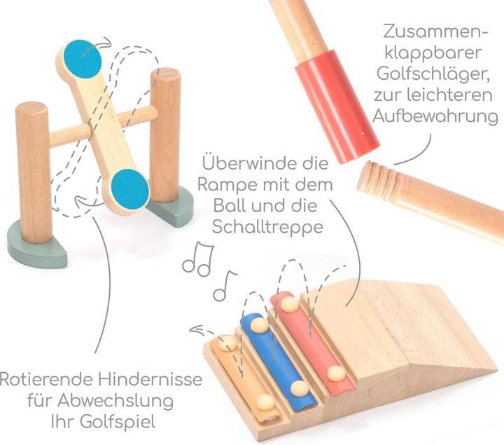 Image du produit UMU Set de mini-golf en bois