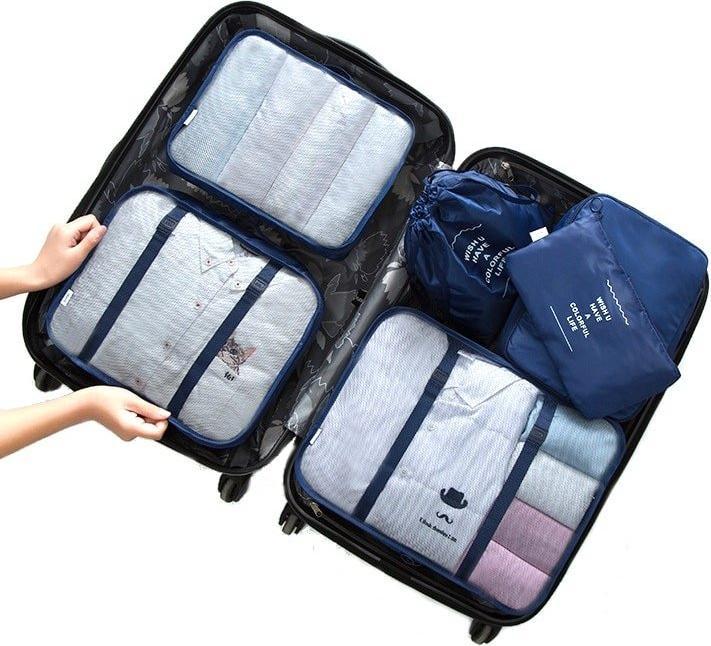 Immagine prodotto JTI Set di borse organizer, 6 pezzi - Blu scuro