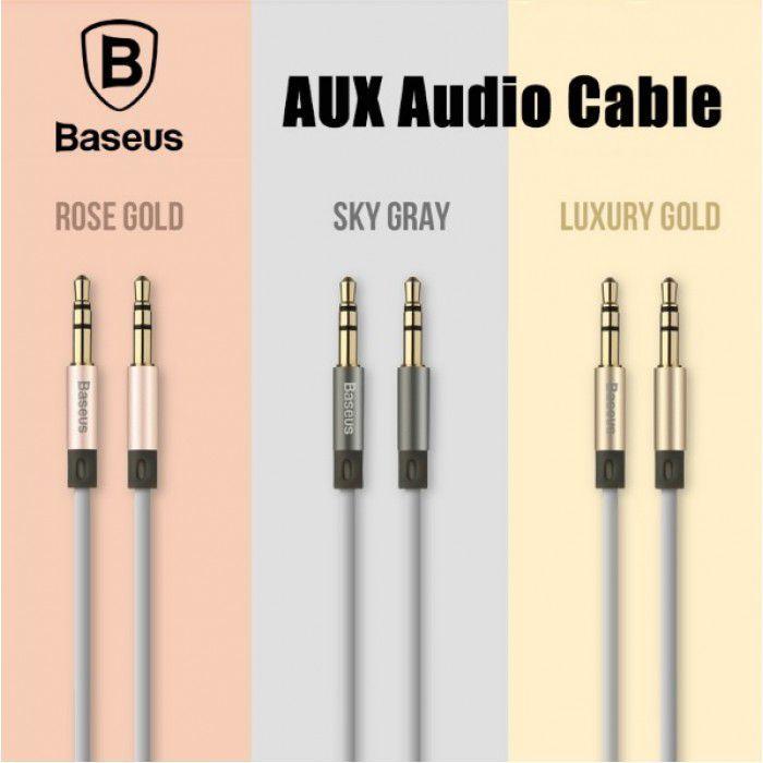 Image du produit Baseus Fluency Series Câble audio AUX 1.2M WEBASEAUX-LA0R (1.20 m)