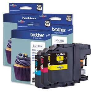 Produktbild Brother LC-123 Rainbow Pack (M, C, Y)
