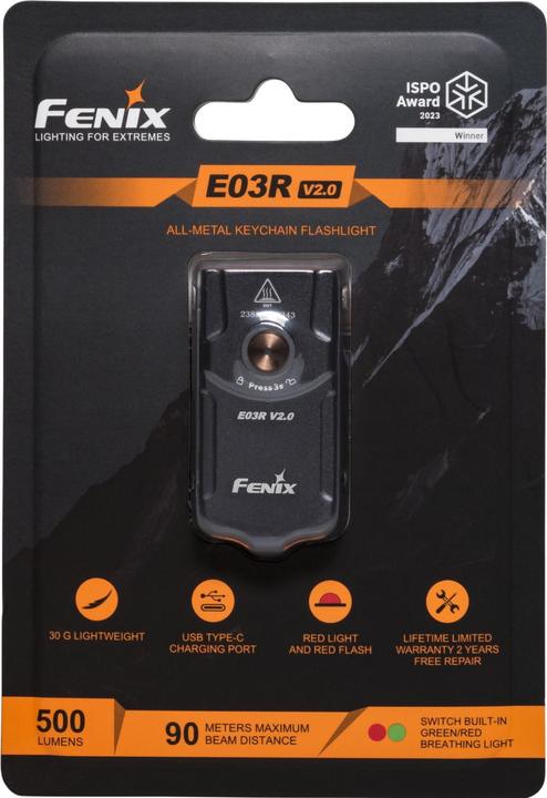 Produktbild Fenix E03R V2.0 (5.25 cm, 500 lm)