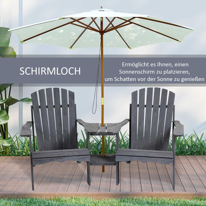 Actual product image Jamb Adirondack Gartenstuhl-Set