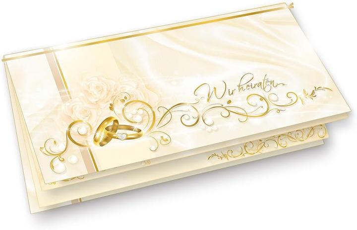 Immagine prodotto Tatmotive Einladungskarten-Set Hochzeit (40 Stück) inkl. Umschläge (40 pz.)