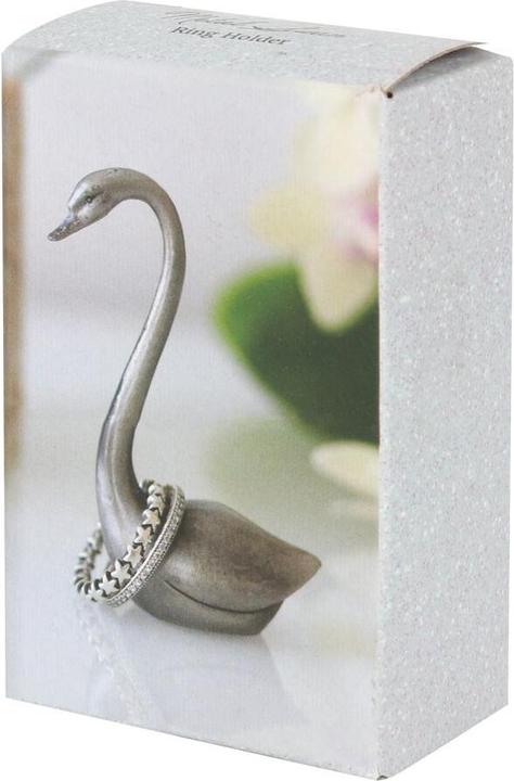 Actual product image Something Different Swan Iron Ring Holder