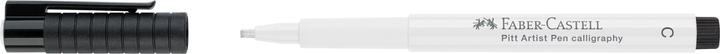 Actual product image Faber-Castell PITT Artist Pen Calligraphy C (White, 1 x)